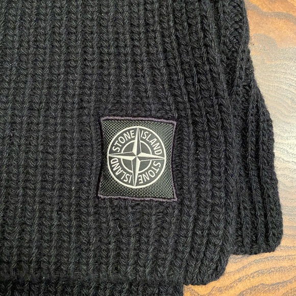 BRAND NEW WITH TAGS STONE ISLAND GEELONG WOOL SCARF - Picture 1 of 13